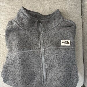 The North Face Men's Zip-Up Gray Sweater